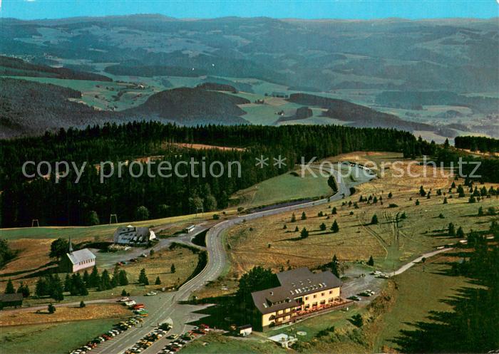 Kandel Breisgau Fliegeraufnahme mit Berghotel Bergasthaus Kandelhof und Pius Ber