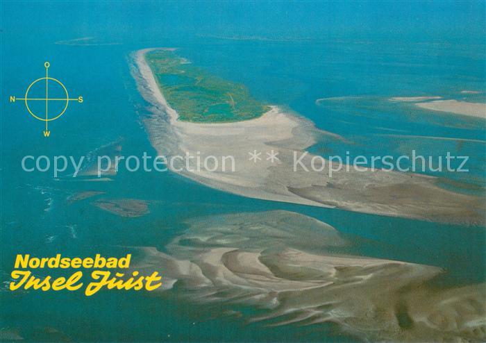 Juist Nordseebad Fliegeraufnahme