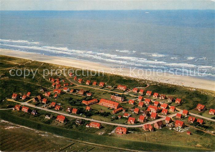Juist Nordseebad OT Loog Fliegeraufnahme