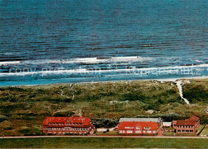 Juist Nordseebad Ev Jugend Seeferienheim Fliegeraufnahme