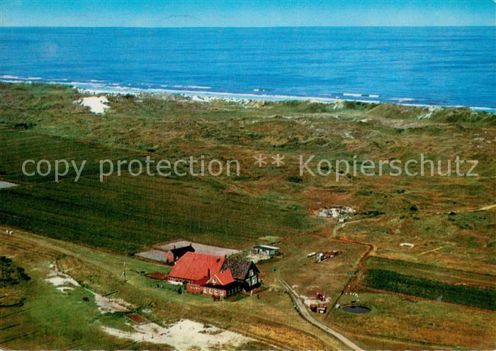 Juist Nordseebad Fliegeraufnahme mit Domaene Bill