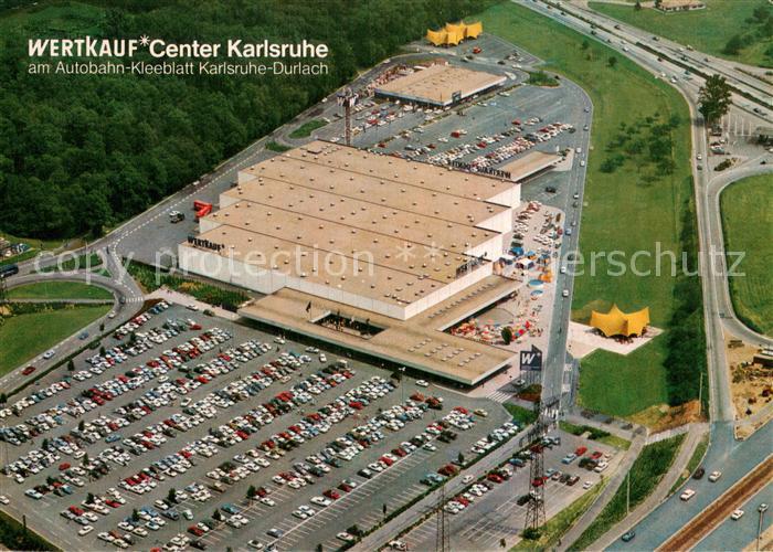 Durlach Wertkauf Center Karlsruhe Fliegeraufnahme