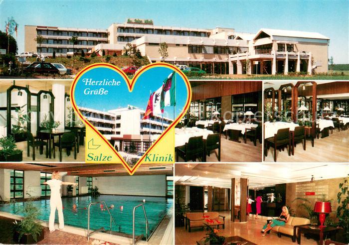 Bad Salzdetfurth Salze Klinik Speisesaal Bewegungsbad Foyer