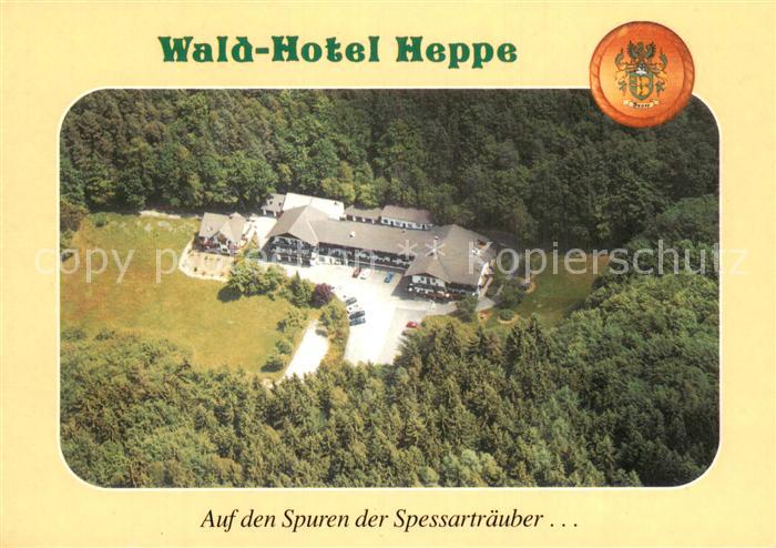 Dammbach Wald Hotel Heppe Fliegeraufnahme