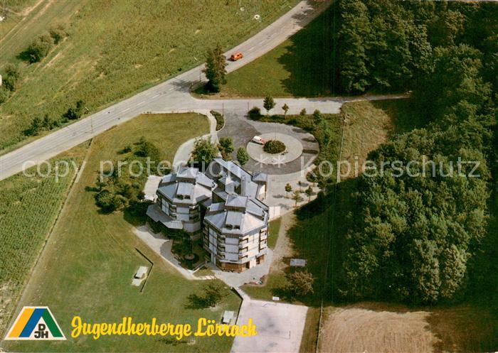 LoeRRACH Baden BW Jugendherberge Loerrach Fliegeraufnahme