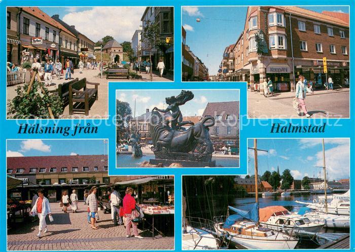 Halmstad Sweden Ortspartien Bootshafen