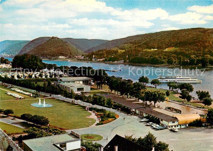 Bad Hoenningen Rheinpartie mit Thermal und Freibaedern und Campingplaetzen