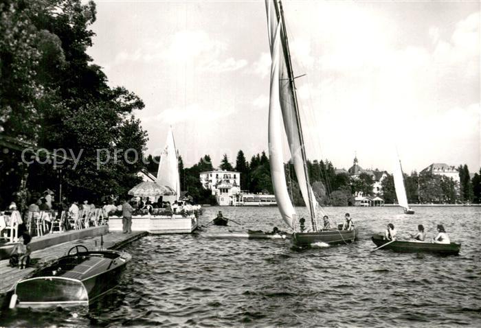 Poertschach Woerthersee Promenade Segelpartie