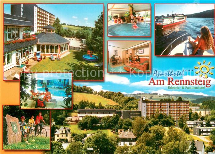 Wurzbach Aparthotel Am Rennsteig Panorama Hallenbad Radfahren Bootspartie