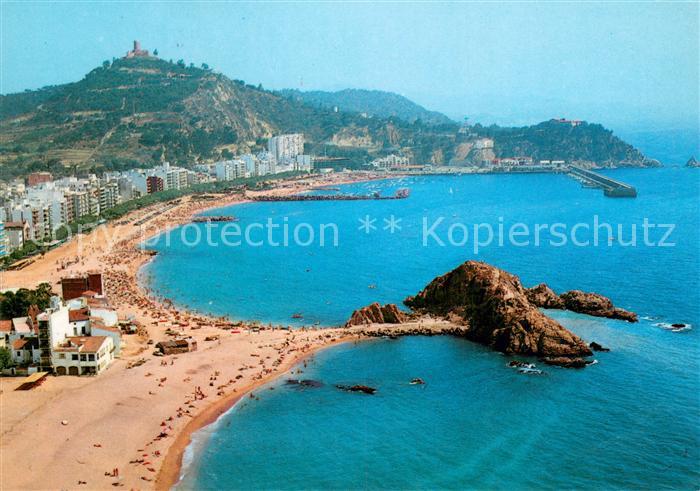 Blanes ES Costa Brava Fliegeraufnahme