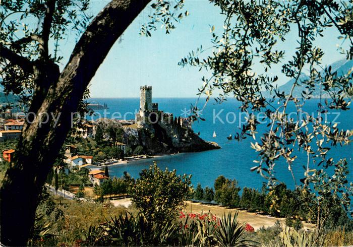 Malcesine Lago di Garda Il castello Scorcio panoramico