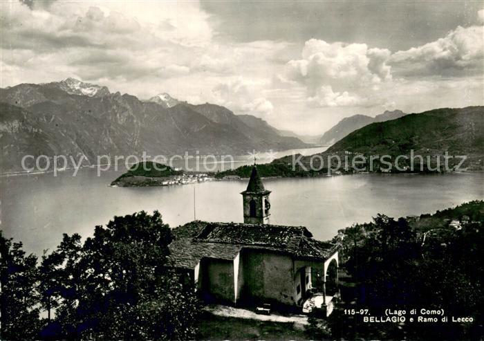 Bellagio Lago di Como IT e Ramo di Lecco