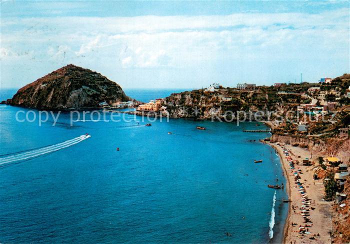 Isola d Ischia Sant Angelo Fliegeraufnahme