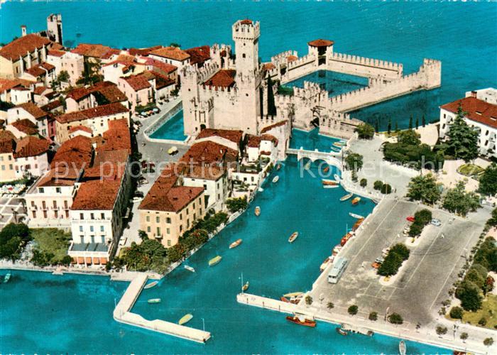 Sirmione Lago di Garda Fliegeraufnahme