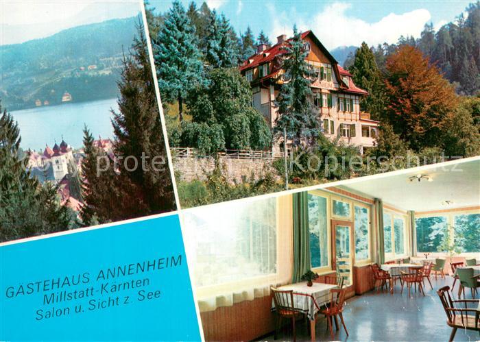 Millstatt Millstaettersee Gaestehaus Annenheim Salon Seepanorama