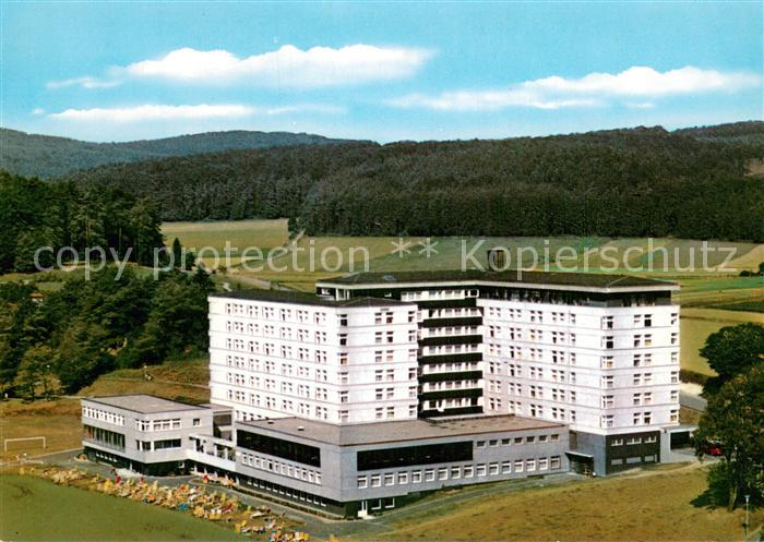 Zwesten Bad Wildungen Hardtwaldklinik Fliegeraufnahme