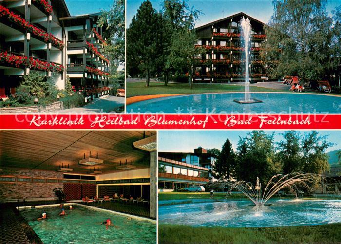 Bad Feilnbach Kurklinik Blumenhof Fontaene Brunnen Hallenbad