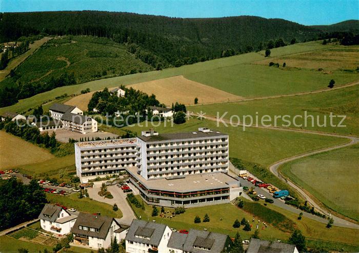 Willingen Sauerland Fachklinik Hochsauerland Fliegeraufnahme