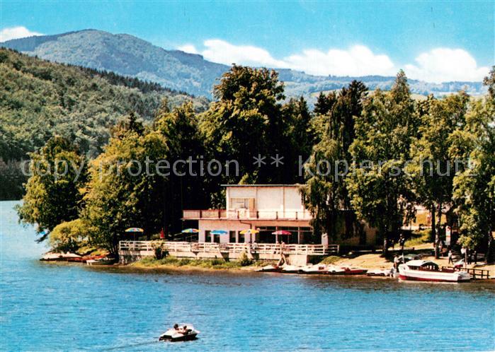 Helminghausen Cafe Restaurant Strandterrassen am Diemelsee Fliegeraufnahme