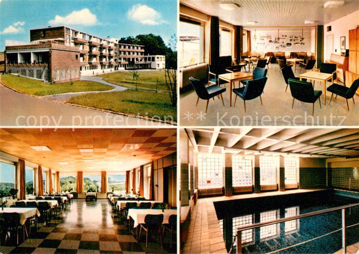 Blankenheim Ahr Kriegsblindenkur und Erholungsheim Speisesaal Aufenthaltsraum Ha