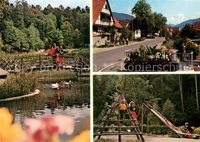 Ohlsbach Park Strassenpartie Kinderspielplatz