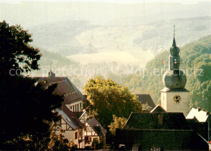 Arnsberg Westfalen Altstadtwinkel mit Kirche