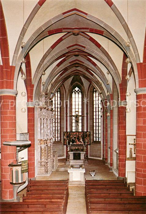 Korbach Nikolaikirche Blick zum Chor