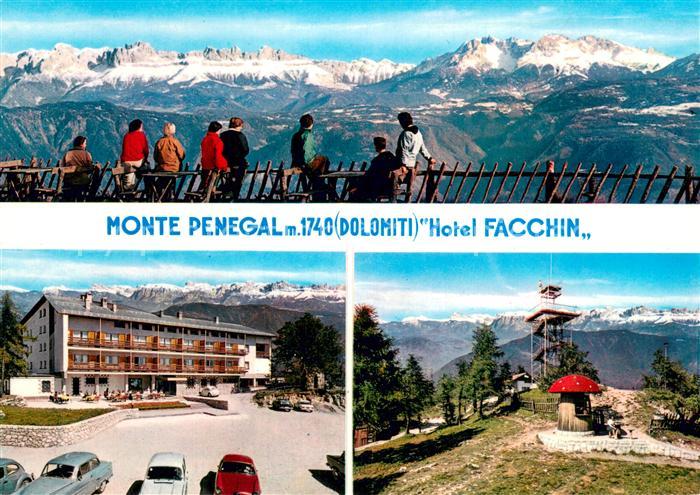 Monte Penegal 1740m Dolomiti IT Panorama Hotel Facchin Aussichtsturm