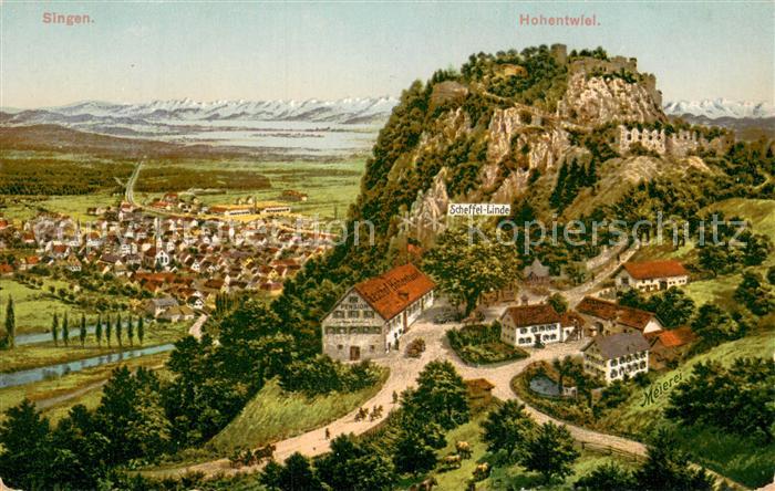 Singen Hohentwiel Panorama