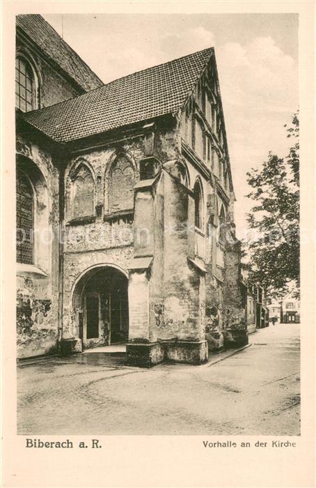 Biberach  Riss Vorhalle an der Kirche