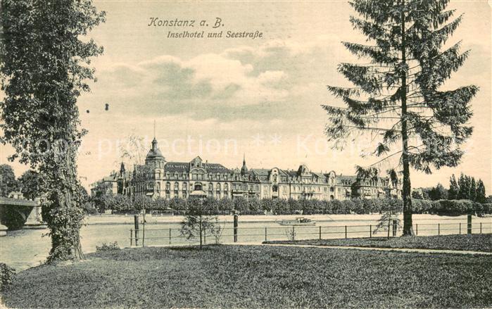 Konstanz Bodensee Inselhotel und Seestrasse