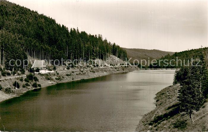 Voehrenbach Gasthaus zur Talsperre mit Linachtalsperre