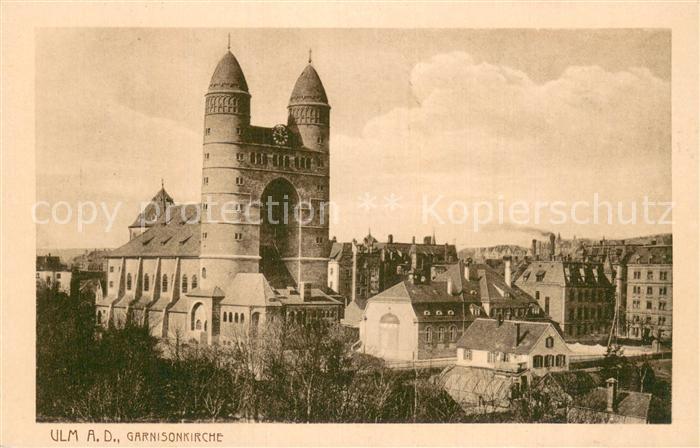 Ulm  Donau Garnisonkirche