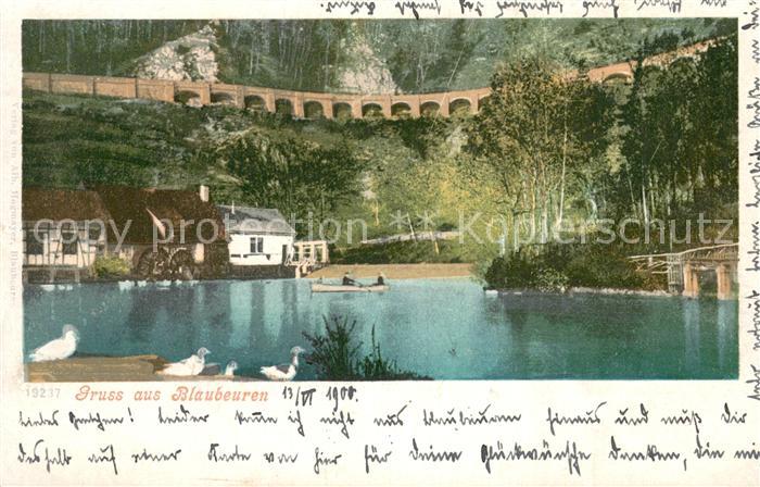 Blaubeuren Seepartie mit Viadukt