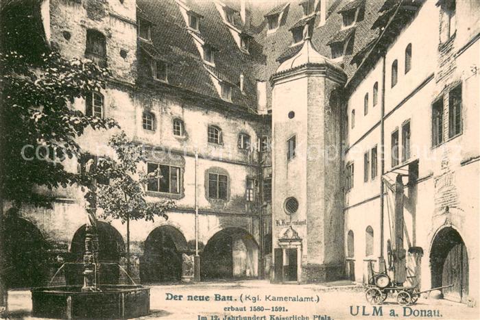 Ulm  Donau Kgl Kameralamt Neuer Bau