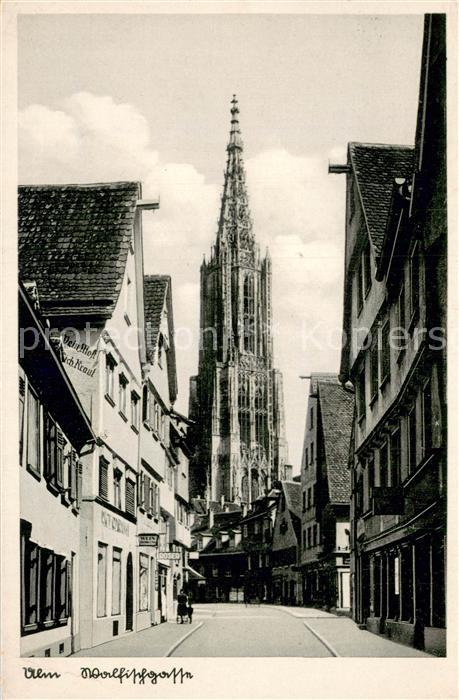 Ulm  Donau Walfischgasse Muenster