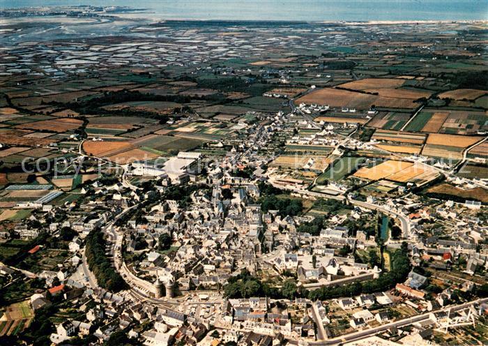 Guerande 44 La ville close Vue aerienne
