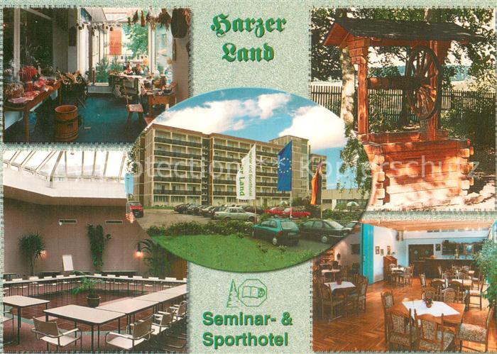 Allrode Seminar und Sporthotel Harzer Land Gastraeume Brunnen