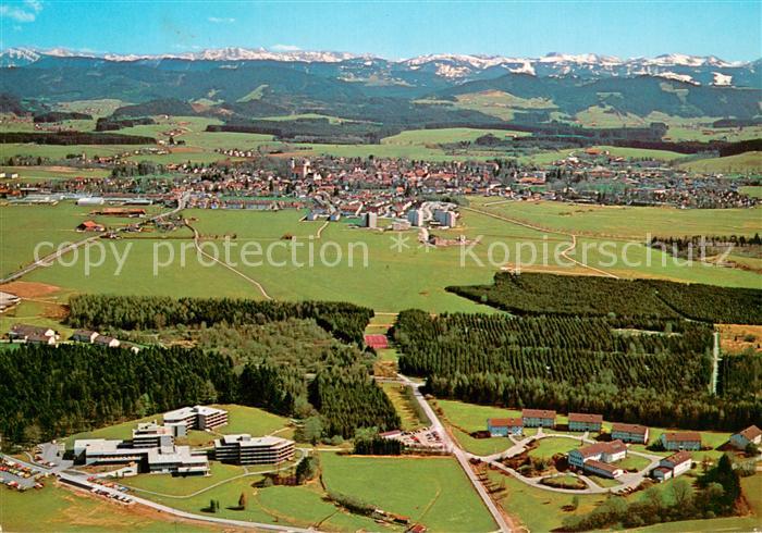Neutrauchburg Fliegeraufnahme mit Argentalklinik und Kuranstalt Alpenblick