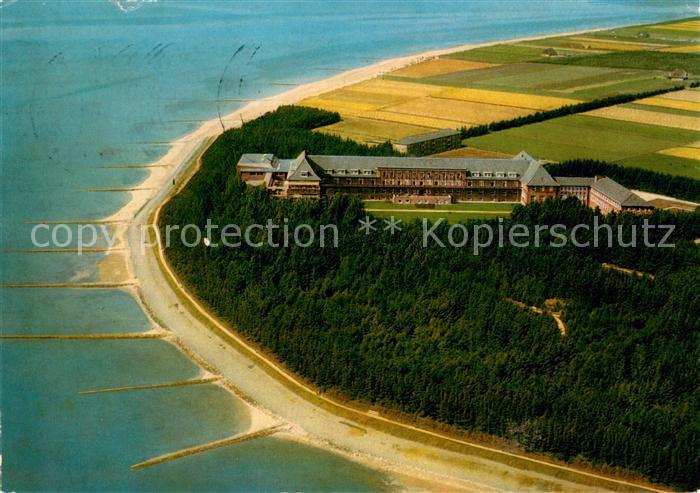 Insel Foehr Kurklinik Utersum Fliegeraufnahme