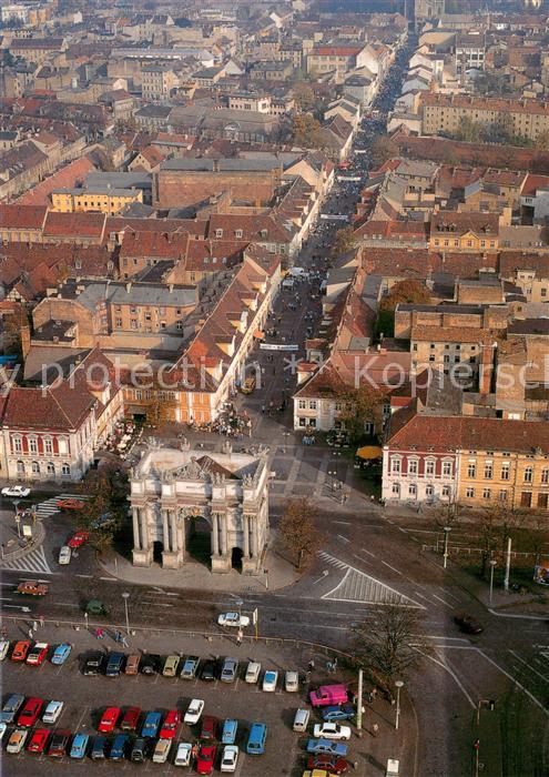Potsdam Brandenburger Tor Fliegeraufnahme
