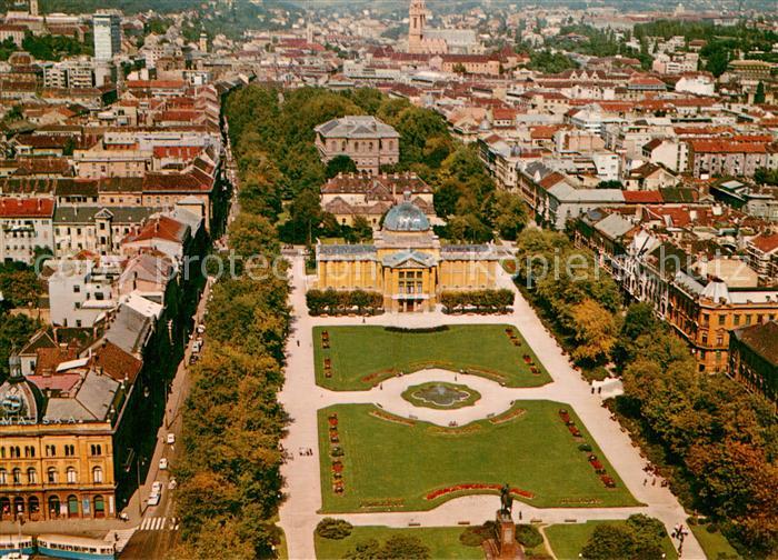 Zagreb Agram Croatia Fliegeraufnahme