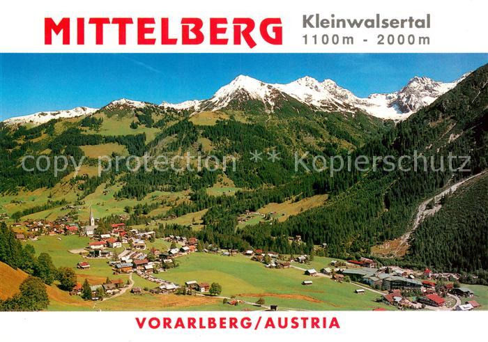 Mittelberg Kleinwalsertal Fliegeraufnahme mit Kuhgehrenspitze Hammerspitze und S