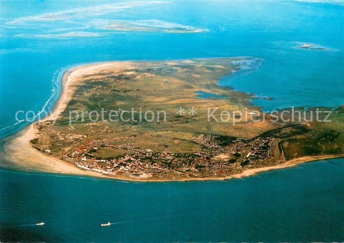 Borkum Nordseeheilbad Fliegeraufnahme