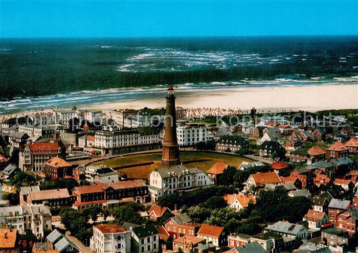 BORKUM Nordseebad Niedersachsen Fliegeraufnahme