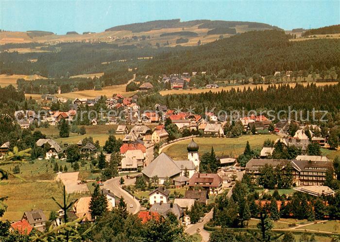 Hinterzarten Breisgau-Hochschwarzwald BW Fliegeraufnahme