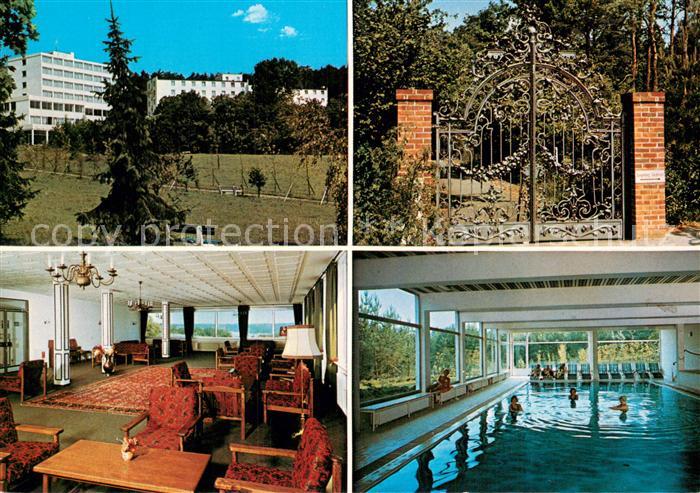Bad Kissingen Deegenbergklinik Eingangstor Foyer Hallenbad