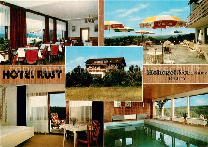 Hohegeiss Harz Hotel Rust Gastraum Terrasse Zimmer Hallenbad