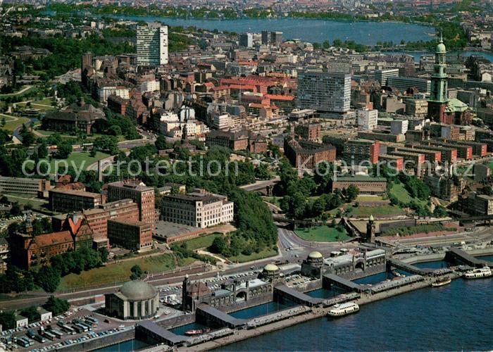HAMBURG  CITY Fliegeraufnahme