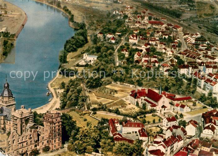Aschaffenburg Main Fliegeraufnahme mit Kapuzinerkloster
